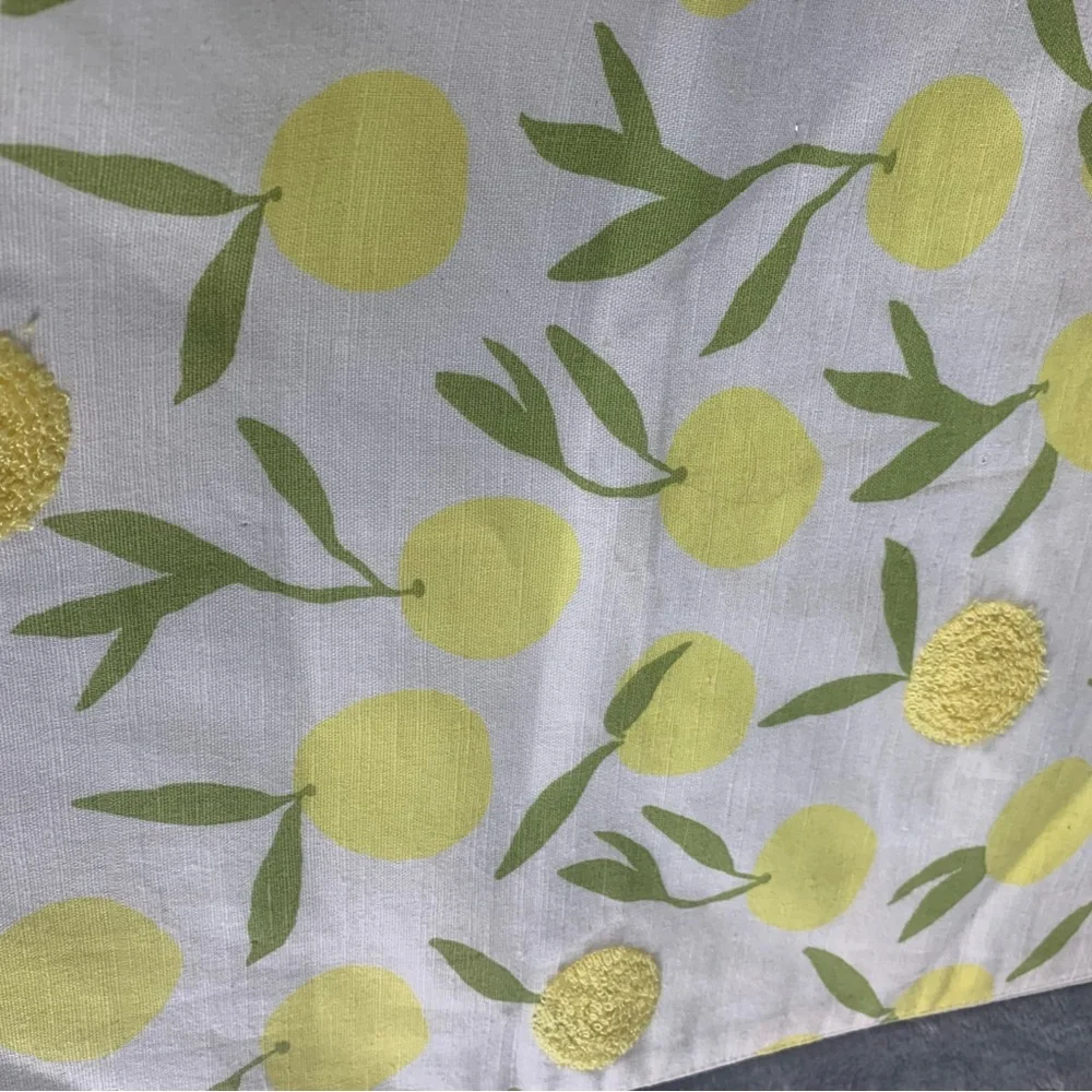 NWT Opal House 6 Placemats & Table Runner Set Of 7 Lemons Cottage Core Retro